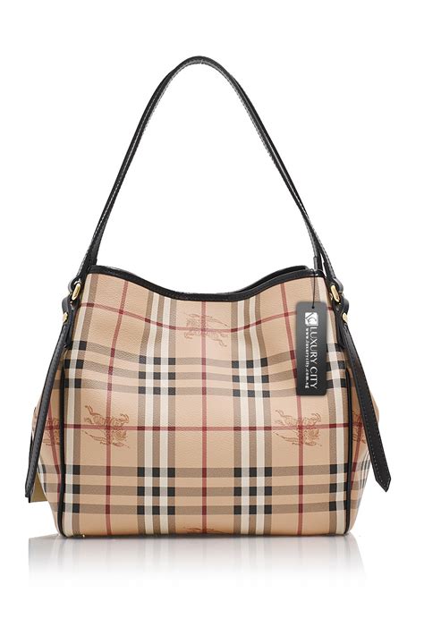 burberry haymarket check canterbury small tote|Burberry haymarket check crossbody bag.